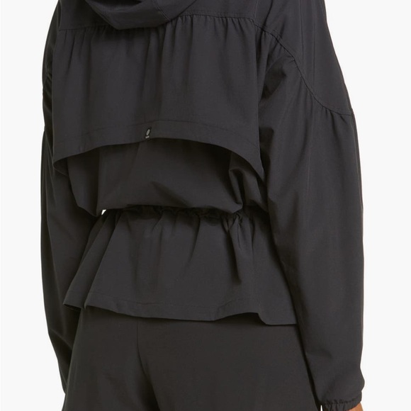 Zella Navy Excursion Hooded Packable Anorak (S) - Picture 4 of 12